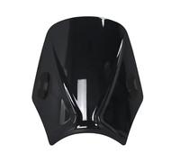 Parabrisas Cúpula Windshield para Keeway para Superlight 125 150 200 Cubiertas De Parabrisas Motocicleta Faros Redondos Bicicletas Calle Deflectores Viento(Black)