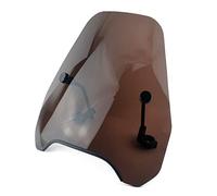 Parabrisas de 15 pulgadas con tinte ahumado compatible con Harley Davidson para Honda se adapta a manillares de 7/8 pulgadas o 1 pulgada