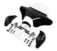 Parabrisas de carenado Batwing compatible con Softail Deluxe Heritage Ace VT1100C2 95-00 V 1100(Gloss Black 02)