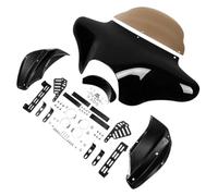 Parabrisas de carenado Batwing compatible con Softail Deluxe Heritage Ace VT1100C2 95-00 V 1100(Gloss Black 01)