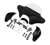 Parabrisas de carenado Batwing compatible con Softail Deluxe Heritage Ace VT1100C2 95-00 V 1100(Matte Black)