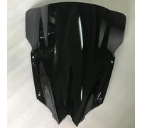 Parabrisas De Carenado Delantero Cúpula Parabrisas De Doble Burbuja para Motocicleta, Deflectores De Viento Y Carenado para YZF-R6 YZF 600 R6 2008-2016.(Negro)