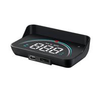 Parabrisas de Coche con Pantalla HUD - ABS 2.6X5.3X9Cm | Proyector de velocímetro automotriz Plug And Play | Velocidad del automóvil para SUV RV Sedan Van Auto Truck Conducción Seguridad, Viajes, Al a