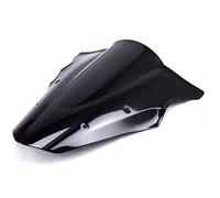 Parabrisas de doble burbuja para Kawasaki Ninja 650 ER-6F EX-6 2012-2016 (negro)