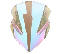 Parabrisas De Doble Burbuja para Motocicleta para Kawasaki Z400 2018-2023. Protector De Pantalla Frontal. Parabrisas Deflectores De Viento Protector(iridio Blanco)