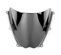 Parabrisas De Doble Burbuja para Motocicleta para Suzuki GSX-R1000 GSXR1000 GSXR 1000 K7 2007-2008. Protector De Carenado Deflector De Viento(Negro)