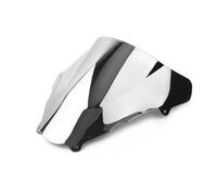 Parabrisas De Doble Burbuja para Motocicleta para Suzuki SV400 SV650 Sv 400 650 1999-2002, Protector De Pantalla Frontal. Deflector De Parabrisas(Plata)