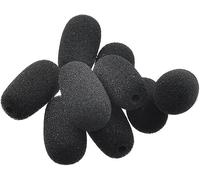 Parabrisas de espuma para micrófono Blue Parrot B250, B350, B450, B550, C400 Plantronics, Jabra, Lapel, Lavaliers, Telex, Movo, VXI- Lux, Passport, Logitech, paquete de 10 (10 unidades)