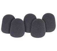 Parabrisas de micrófonos, de la marca qtx, 188.009, color negro, dinámicos, paquete de 5 unidades