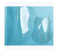 Parabrisas de Moto para ZONTES 310T 310 T 310-T, Modificación para Motocicleta, Parabrisas Elevado Y Ensanchado, Protector De Pecho Cristal Delantero Carenabris(Transparent 54cm)