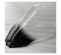 Parabrisas de Moto Parabrisas De Doble Burbuja para Kawasaki para Ninja ZX10R, ZX-10R, ZX 10R, ZX10RR, 2016, 2017, 2018, 2019, 2020 Carenabris(Transparent)