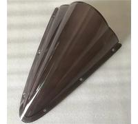 Parabrisas de Moto Parabrisas De Doble Burbuja para Motocicleta para YZF-R125 R125, Deflectores De Viento Delanteros para YZF R125 2008-2017 2018(Smoke)