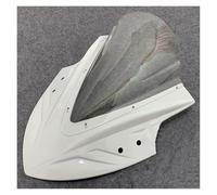 Parabrisas de Moto Parabrisas De Motocicleta De Doble Burbuja para Kawasaki para Ninja 400 Z400 2018-2023 2024 Z 400 EX400 Carenabris(White Clear)