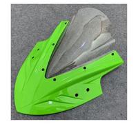 Parabrisas de Moto Parabrisas De Motocicleta De Doble Burbuja para Kawasaki para Ninja 400 Z400 2018-2023 2024 Z 400 EX400 Carenabris(Green Clear)