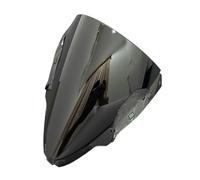 Parabrisas de Moto Parabrisas De Motocicleta De Doble Burbuja para Kawasaki para Ninja 636 ZX-6R 2024 2025 ZX6R ZX 6R Carenabris(Type A Black)