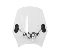 Parabrisas de Moto Parabrisas Universal para Motocicleta para ZONTES G1-125 G1125 2021-2023, Protector De Pantalla, Deflector De Motocicletas Carenabris(Retro Transparent)