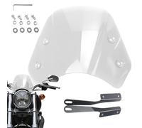 Parabrisas de motocicleta, carenado, extensión aerodinámica aerodinámica de consola para ciclismo de aventura, carretera, viajes, lluvia, deporte, pista de equitación