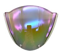 Parabrisas de Motocicleta Cubierta Protectora Parabrisas Deflector Visera para Ducati Monster 696 796 1100 1100s También Monster 1100 EVO Piezas Repuesto Motocicletas Deportivas(Light Rainbow)