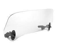 Parabrisas de Motocicleta, Deflector de Parabrisas de Motocicleta Ajustable Duokon, Deflector de Aire de Parabrisas, Parabrisas Modificado Universal para Moto (Transparente)