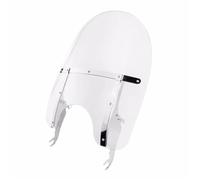 Parabrisas De Motocicleta, Deflector De Viento para Harley Softail Deluxe, para Fat Boy 2005-2017, Slim FLS 2012-2017, Soporte De Pantalla. Deflector De Parabrisas(Conjunto de Cromo)