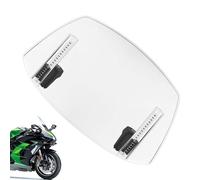 Parabrisas de motocicleta: extensión de Parabrisas ajustable para motos, accesorio de modificación frontal para turismo, vehículos todoterreno, scooters, barcos y motos de calle. Estabilidad mejorada