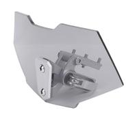 Parabrisas de Motocicleta, Extensión de Parabrisas de Deflector de Viento con Clip Ajustable Elevado Acrílico para Motociclistas (gris ahumado)