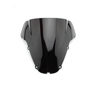 parabrisas de motocicleta Pantalla del viento del parabrisas de la burbuja doble de la motocicleta Compatible con Honda CBR900 RR CBR929 RR 2000 2001 CBR 929 RR CBR 900 RR 00 01 Negro ( Color : Black