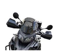 Parabrisas de Motocicleta para Benelli para TRK502 para TRK502X para TRK 502 502X 552X Pantalla Deflectores Viento Pantalla Doble Burbuja Parabrisas Elevado Carenabris(Type A 31cm Gray)