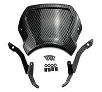Parabrisas De Motocicleta para CMX300 CMX500 Rebel 2017-2024 CMX1100 2021-2024 Rebel Vintage Wind Shield Screen Deflector De Parabrisas(Carbón,X-1100)