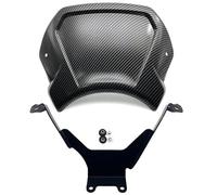 Parabrisas De Motocicleta para CMX300 CMX500 Rebel 2017-2024 CMX1100 2021-2024 Rebel Vintage Wind Shield Screen Deflector De Parabrisas(Carbón,X-300)