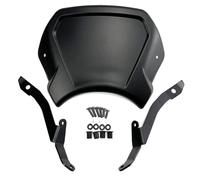 Parabrisas De Motocicleta para CMX300 CMX500 Rebel 2017-2024 CMX1100 2021-2024 Rebel Vintage Wind Shield Screen Deflector De Parabrisas(Negro,X-1100)