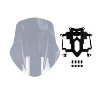 Parabrisas De Motocicleta para Ducati Diavel 2014-2022 Cubierta De Deflectores De Viento con Soporte De Montaje Y Alerón De Pantalla Extensión Deflectores(Fumar,X1)