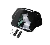 Parabrisas de motocicleta para Harley Davidson Touring Street Glide CVO 117 121 2023+ 10 pulgadas (negro)