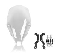 Parabrisas De Motocicleta para Kawasaki para Z500 2024+ Visera, Pantalla, Deflectores, Piezas, Extensión Flujo Aire, Deflector Carenado Carenado De Viento(Transparente)