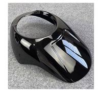 Parabrisas de Motocicleta para Keeway V para Cruise 125 para RKV 125 C para RKV125C Faro Máscara Luz Pantalla Cubierta Lámpara Delantera Carenado Parabrisas Carenabris(Glossy Black)