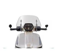 Parabrisas de Motocicleta para Lambretta G350 2023 Parabrisas Delantero Ensanchado Y Elevado Deflector De Viento para Lambretta G350 para Motocicleta Carenabris(Transparent-C)