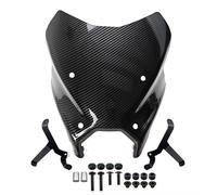Parabrisas de Motocicleta para MT-09 2024 2025 para MT09 SP para Y-AMT Deflector de Parabrisas de Doble Burbuja para Motocicleta Carenabris(Carbon)