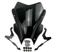 Parabrisas De Motocicleta para MT-09 SP 2021-2023 Piezas De Motocicleta Touring Sports Parabrisas Visor Deflector Deflector Viento Motos(Black)