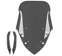 Parabrisas de Motocicleta para NMAX155 2021 2022 2023 2024 NMAX 155 Parabrisas Delantero Carenado Deflector de Viento Protector de Doble Burbuja Flyscreen (Humo negro)