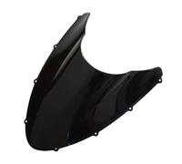 Parabrisas de Motocicleta Parabrisas De Doble Burbuja para Motocicleta para Ducati 848 1098 1198, Color Negro Carenabris