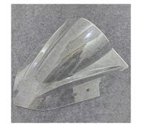 Parabrisas de Motocicleta Parabrisas De Motocicleta De Doble Burbuja para CBR600 F4i para CBR 600 F4I 2011 2012 2013 2014 2015 Carenabris(Transparent)