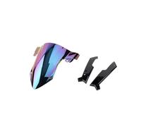 Parabrisas de Motocicleta Parabrisas Delantero para CFMOTO 450SR, Accesorios para Motocicleta para CFMOTO Carenabris(BColor Black Bracket)