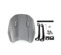 Parabrisas de Motocicleta Parabrisas Universal ABS para Manillar De S1000 RR De 22 A 28 Mm. Carenabris(22mm Grey)