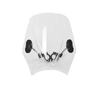 Parabrisas de Motocicleta Parabrisas Universal para Motocicleta para Keeway para Superlight 125, 150 Y 200. Protector Deflector Carenabris(Transparent)