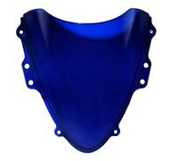 Parabrisas De Motocicleta, Protector Deflector De Viento A Prueba De Viento para Suzuki GSXR 600 750 K4 K5 2004-2005, Pantalla Frontal. Parabrisas Deflectores(Azul)