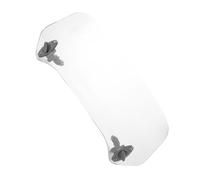 Parabrisas de motocicleta universal, deflector de aire de aler¨®n de parabrisas modificado para motocicleta con hardware de montaje (Transparente)