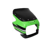 Parabrisas Deflector cupula Kit de carenado Faro Delantero Motocicleta Verde, Cubierta Parabrisas, Conjunto plástico ABS para ZRX1100 ZRX1200