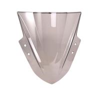 Parabrisas,Deflector Cupula Moto Deflectores de Viento de plástico ABS para Motocicleta, 4 Colores, para Kawasaki Ninja 250 300 2013-2017 Alerón de Parabrisas(Smoke)