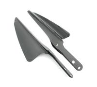 Parabrisas Deflector De Viento Delantero para Horquilla De Motocicleta Compatible con Harley Touring, Road King, Electra, Street Glide, CVO, FLHR, FLHX Y FLHT. Deflectores(Black)