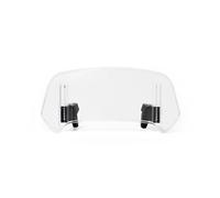 Parabrisas Deflector para Kawasaki para Versys 650/1000 ER6F Z750 Abrazadera Extensión del Parabrisas de la Motocicleta Alerón Deflector de Aire del Parabrisas Deflector Viento(Type B 280mm Clear)